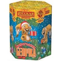 Салют Новогодняя белочка РС7079 купить от производителя Русская Пиротехника — Самара