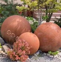 Композиция - 3 шара кортен (518943) ∅ 1450, 1250, 850 мм. Самара 
