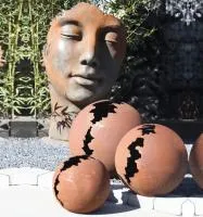 Кортен 3 шара — парк декор (518952) ∅ 950 750 450 мм. Самара