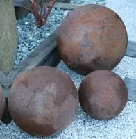 Шары кортен уличный декор (518951) ∅ 600 500 300 мм. Самара