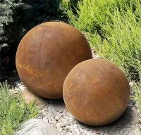 Шары сталь кортен 2 штуки декор (518937) ∅ 1,35 - 0,85 м. Самара 
