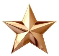 Бронзовая звезда накладка на памятник в Самаре (518475)