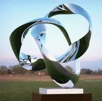 Кольца из нержавеющей стали скульптура (518288) производство арт-объект  в Самаре