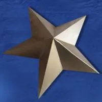 Звезда на обелиск латунь (197203) поставка - стела памятник ø 600 мм. пустотелая  в Самаре