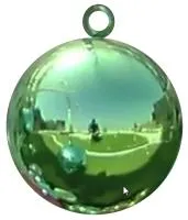 Шар ёлочный зелёный (518805) ∅ 450 мм. Самара 
