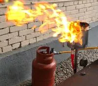 Газовая горелка электро розжиг (514267) монтаж вечный огонь ø 154 мм. ветроустойчивая  в Самаре