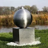 Стальной фонтан сфера (518889) ∅ 450 мм. Самара